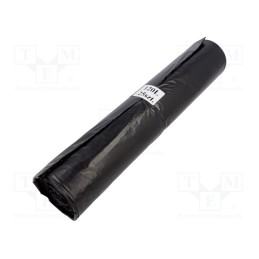 1 rol x PLAST - 03-02-12714 - Trash bags, polyetylene LD, black, 120l, 25pcs.
