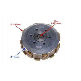 Clutch atv 250 set bashan 250 7 discs eagle lyda