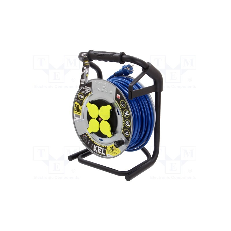 1 pcs x KEL - W-99279 - Extension lead, 3G1.5mm2, reel,with non-rotating sockets, PUR