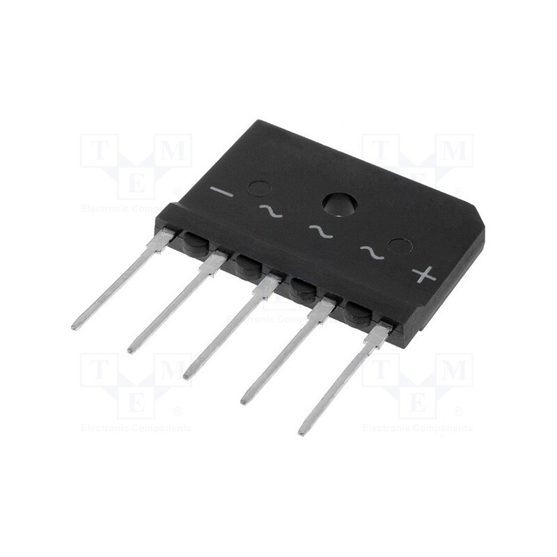 1 pcs x DIOTEC SEMICONDUCTOR - DBI25-18A - Bridge rectifier: three-phase, Urmax: 1.8kV, If: 25A, Ifsm: 370A