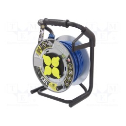 1 pcs x KEL - W-99267 - Extension lead, 3G2.5mm2, reel,with non-rotating sockets, PUR