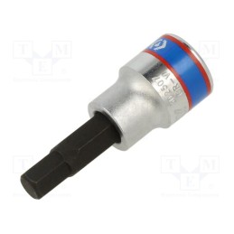 1 pcs x KING TONY - 302507 - Socket, hex key,socket spanner, HEX 7mm, 3/8', 50mm