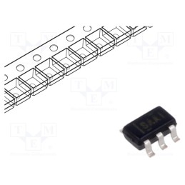 1 pcs x TEXAS INSTRUMENTS - SN65LVDS1DBVR - IC: interface, receiver,line driver, 630Mbps, 2.4÷3.6VDC, LVDS
