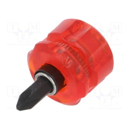1 pcs x ENGINEER - DST-07 - Screwdriver, Phillips,slot, PH2,SL 6, Blade length: 16mm