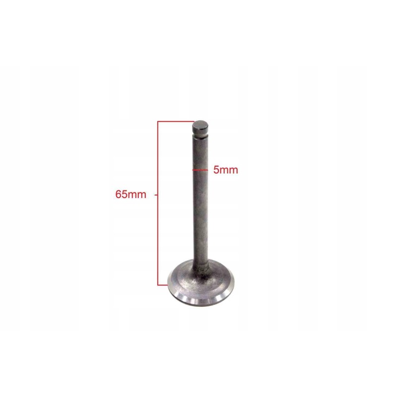 Exhaust valve atv 125 150 gy6 150 4t 5mm x 65mm benzer baotian kymco long