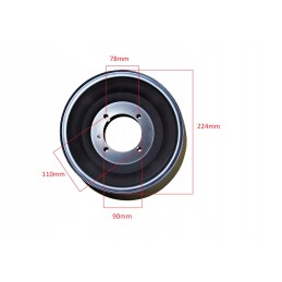 ATV 8 front rim 4x110mm quad bashan 200