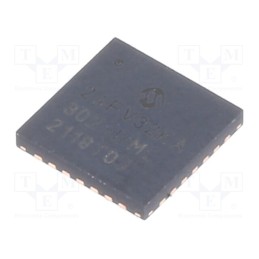 1 pcs x MICROCHIP TECHNOLOGY - PIC24FV32KA302-I/ML - IC: PIC microcontroller, 32kB, 32MHz, SMD, QFN28, PIC24