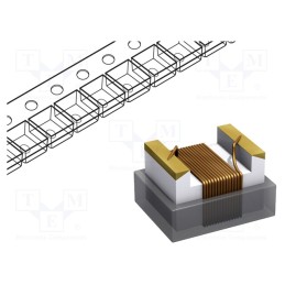 2 pcs x FASTRON - 1210AS-033J-01 - Inductor: wire, SMD, 1210, 33nH, 1000mA, 0.14Ω, Q: 60, ftest: 50MHz