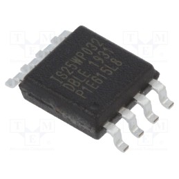 1 pcs x ISSI - IS25WP032D-JBLE - IC: FLASH memory, 32MbFLASH, DTR,QPI,SPI, 133MHz, 1.65÷1.95V, SO8