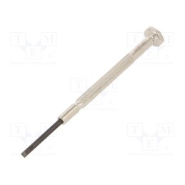 1 pcs x BETA - 12290230 - Screwdriver, slot, precision, SL 3, Blade length: 28mm