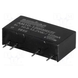 1 pcs x AIMTEC - AM1D-1205SH52Z - Converter: DC/DC, 1W, Uin: 10.8÷13.2V, Uout: 5VDC, Iout: 200mA, SIP7