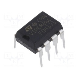 1 pcs x STMicroelectronics - VIPER26LN - IC: driver, buck,buck-boost,flyback, PWM controller, DIP7, 3A