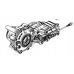 Gearbox with front differential kymco mxu 500 550 700