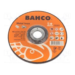 1 pcs x BAHCO - 3921-150-T27-IM - Grinding wheel, Ø: 150mm, Øhole: 22.23mm, Disc thick: 6.4mm