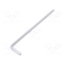 1 pcs x WIHA - 1400 - Wrench, hex key,spherical, HEX 5mm, Overall len: 163mm