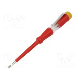 1 pcs x PROXXON - 22390 - Voltage tester, insulated, 3,0x0,5mm, Blade length: 60mm