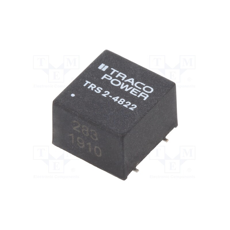 1 pcs x TRACO POWER - TRS 2-4822 - Converter: DC/DC, 2W, Uin: 36÷75V, Uout: 12VDC, Uout2: -12VDC, SMD