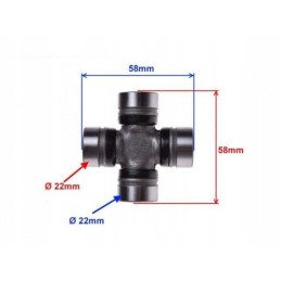 Drive shaft of cardan shaft 4 x 22mm
