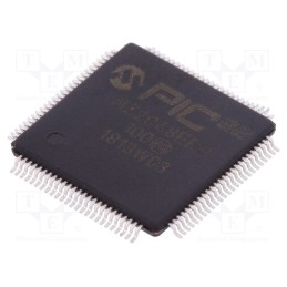 1 pcs x MICROCHIP TECHNOLOGY - PIC32MZ2048EFG100-I/PT - IC: PIC microcontroller, 2048kB, 2.2÷3.6VDC, SMD, TQFP64, PIC32