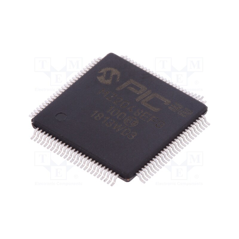 1 pcs x MICROCHIP TECHNOLOGY - PIC32MZ2048EFG100-I/PT - IC: PIC microcontroller, 2048kB, 2.2÷3.6VDC, SMD, TQFP64, PIC32