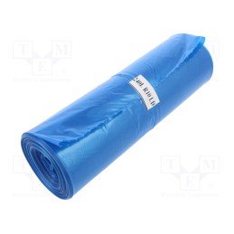 1 rol x PLAST - 03-02-25723 - Trash bags, polyetylene LD, blue, 240l, 10pcs.