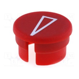 2 pcs x RITEL - 3015134 - Cap, polyamide, red, 15mm, G15