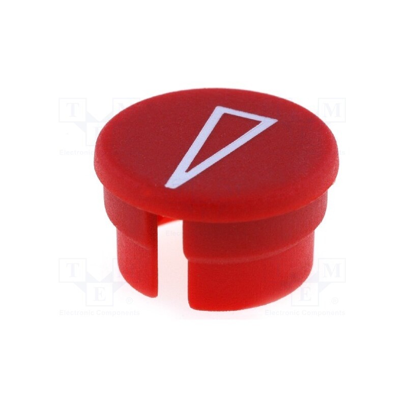 2 pcs x RITEL - 3015134 - Cap, polyamide, red, 15mm, G15