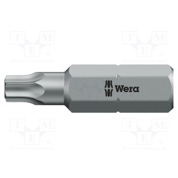 1 pcs x WERA - 5066460001 - Screwdriver bit, Torx®, TX20, Overall len: 25mm