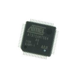 1 pcs : AT91SAM7S64C-AU - ARM Microcontrollers - MCU 64K Flash SRAM 16K ARM based MCU