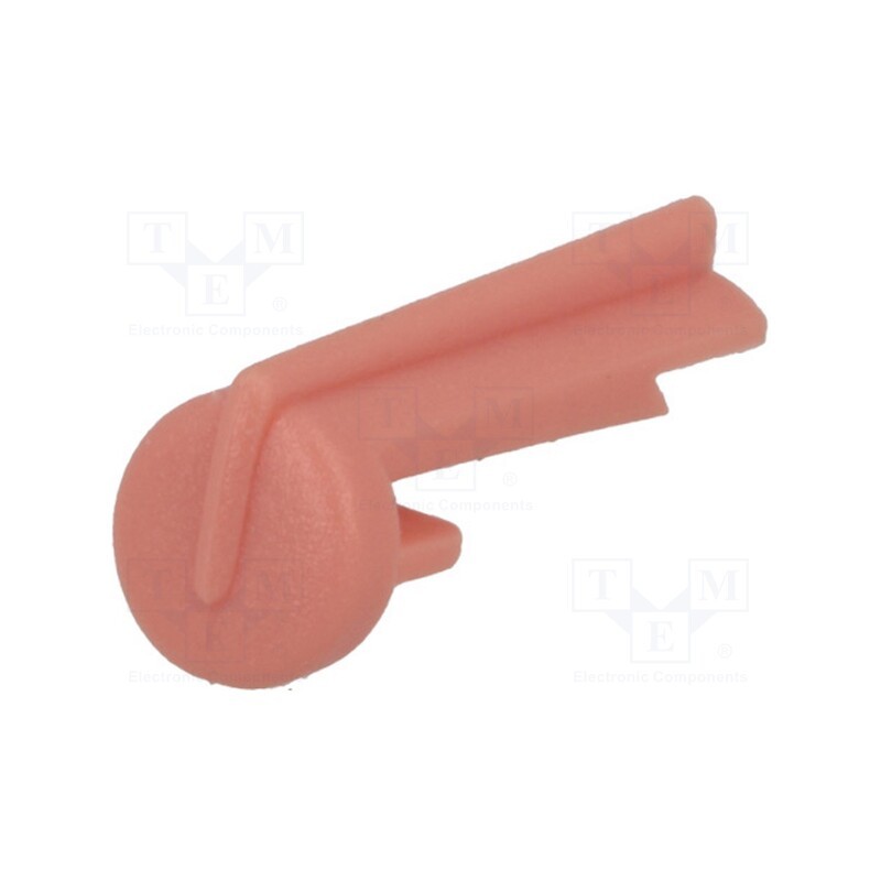 2 pcs x OKW - A1105003 - Pointer, plastic, pink, push-in, arrow, A10