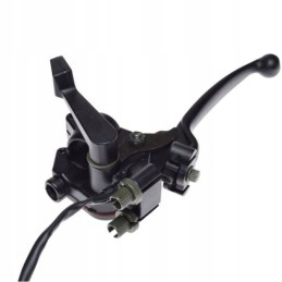 Brake handle with throttle lever for quad atv