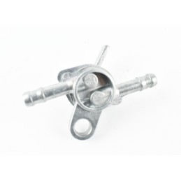 Flow-through fuel tap atv metal