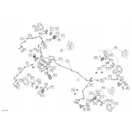 Rear brake hose Can Am Maverick 1000 705601530