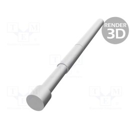 1 pcs x TEKON - TK 0050N F 2,54 C 120 A - Test needle, Operational spring compression: 5.1mm, 3A, TK0050N