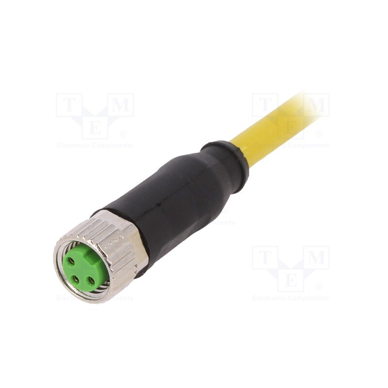 1 pcs x MURR ELEKTRONIK - 7000-08041-0100300 - Connection lead, M8, PIN: 3, straight, 3m, plug, 60VAC, 4A, -30÷80°C