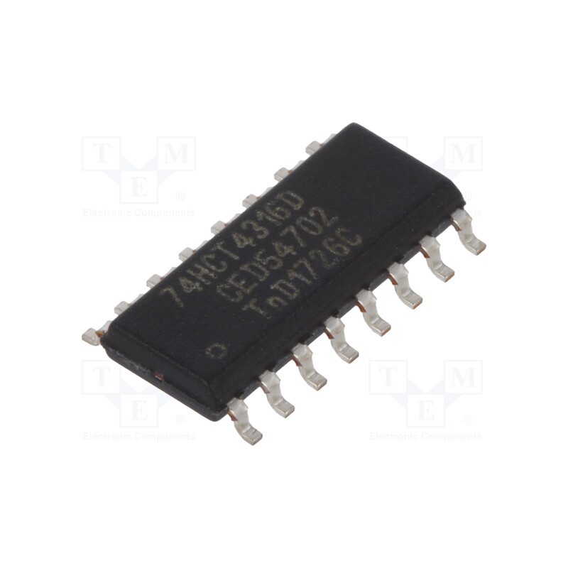 3 pcs x NEXPERIA - 74HCT4316D,112 - IC: digital, switch, Ch: 4, CMOS,TTL, SMD, SO16, HCT,