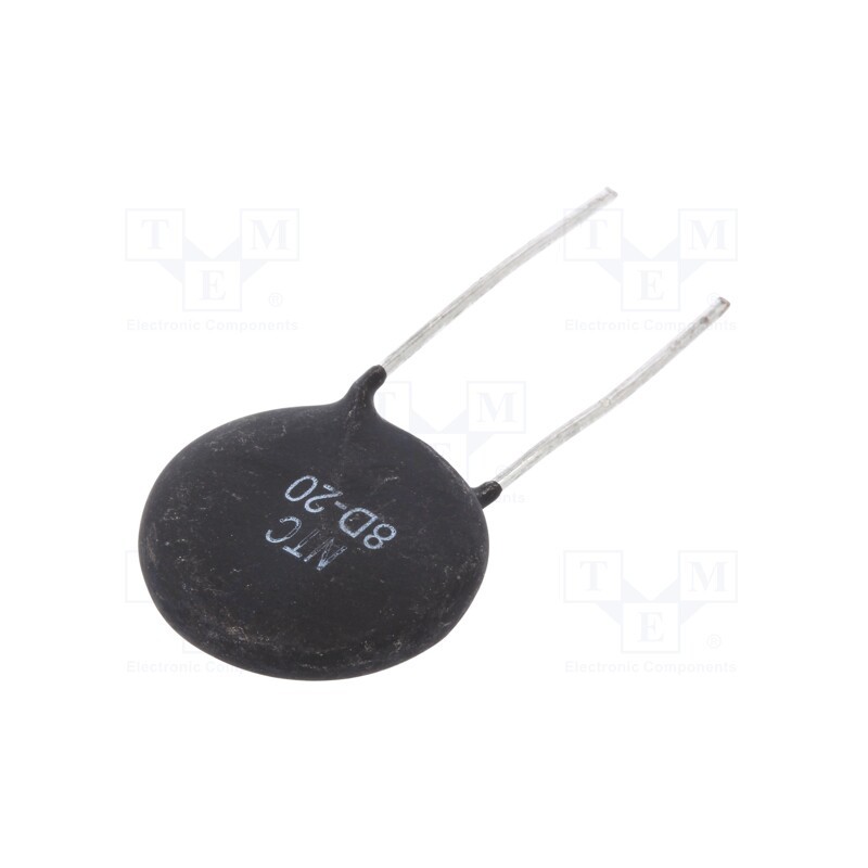 2 pcs x SR PASSIVES - NTCS-21-8R-6 - NTC thermistor, 8Ω, 21.5mm, -55÷200°C, THT