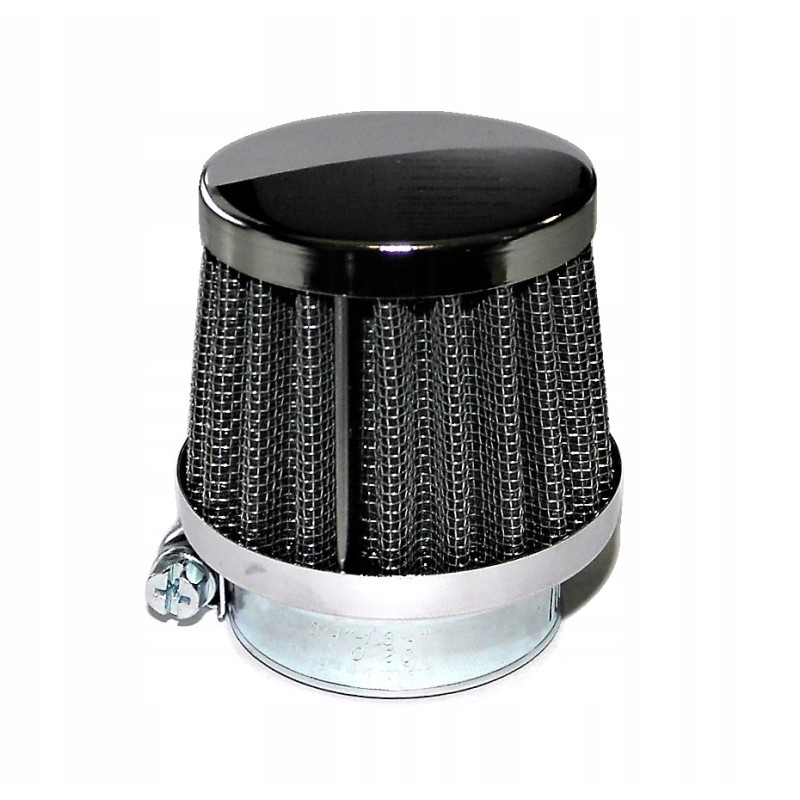 35 mm chrome conical air filter for quad