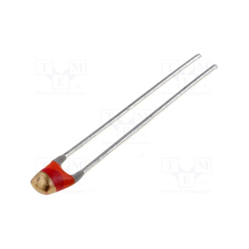 2 pcs x VISHAY - NTCLE100E3332JB0 - NTC thermistor, 3.3kΩ, THT, 3977K, -40÷125°C, 500mW