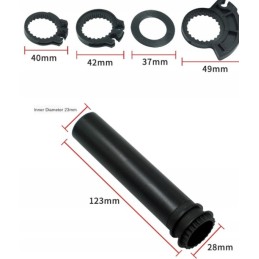 Throttle lever 22mm 7 8 rollgaz rollgaz for one cable two cables adapters