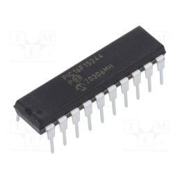 1 pcs x MICROCHIP TECHNOLOGY - PIC16F15244-I/P - IC: PIC microcontroller, 7kB, 32MHz, MSSP (SPI / I2C), 1.8÷5.5VDC