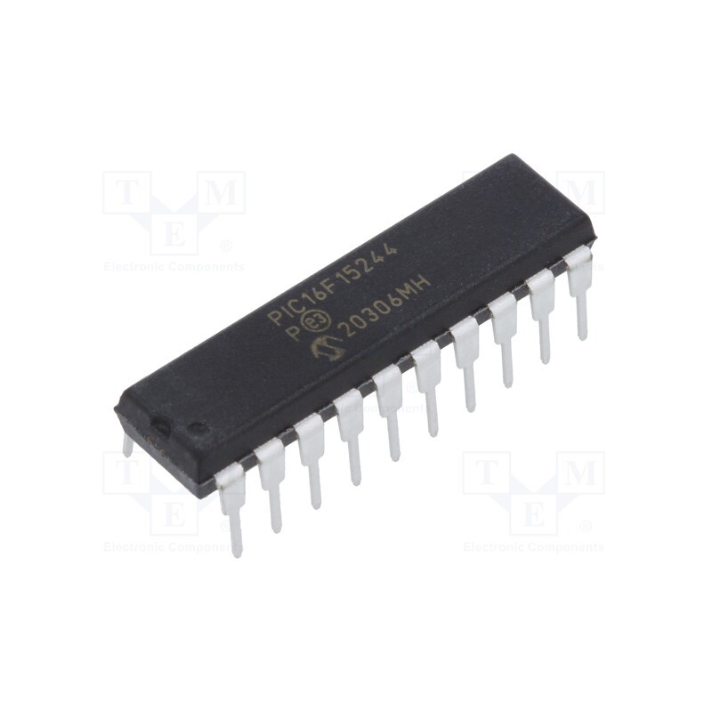 1 pcs x MICROCHIP TECHNOLOGY - PIC16F15244-I/P - IC: PIC microcontroller, 7kB, 32MHz, MSSP (SPI / I2C), 1.8÷5.5VDC