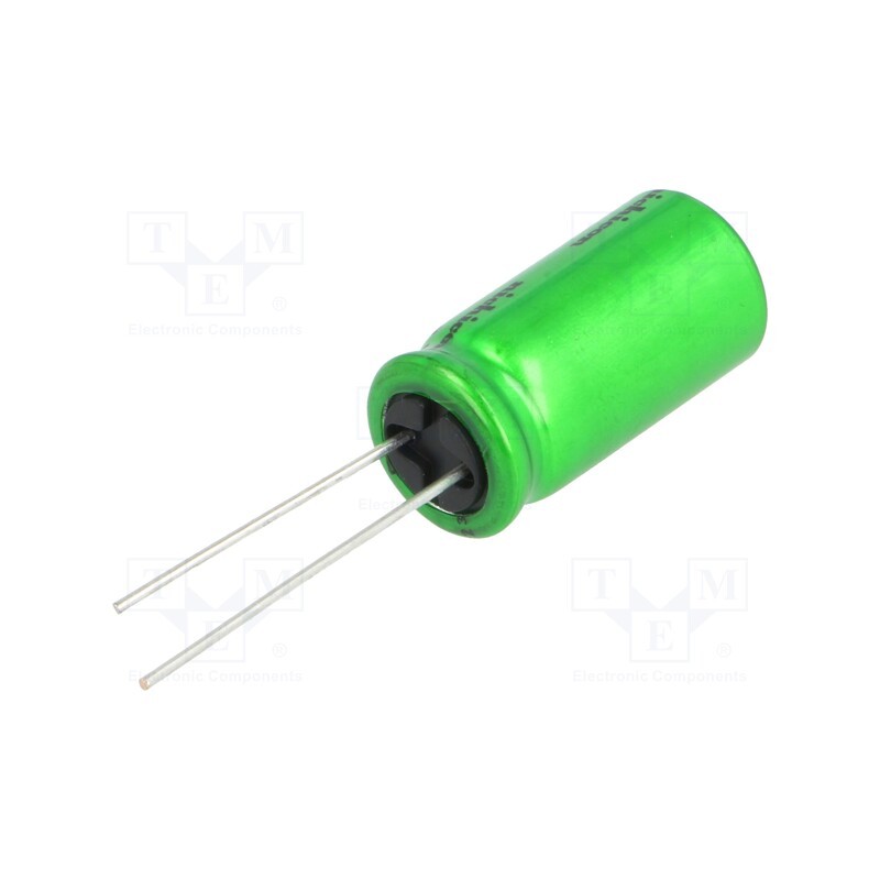 2 pcs x NICHICON - UES1E470MPM - Capacitor: electrolytic, bipolar, THT, 47uF, 25VDC, Ø10x12.5mm