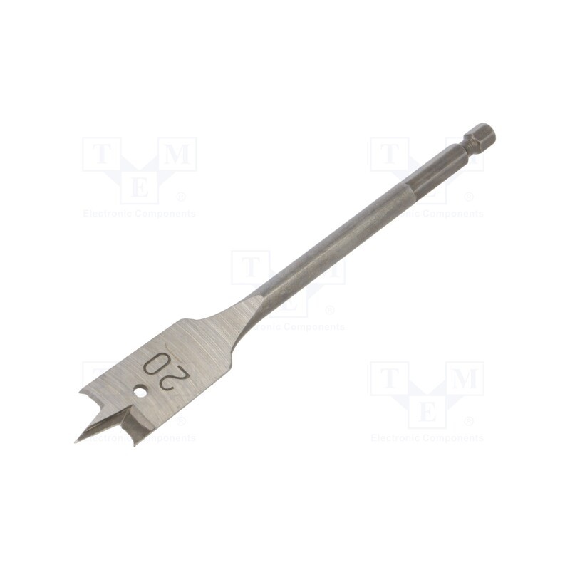 1 pcs x Milwaukee - 4932363138 - Drill bit, for wood,feather, Ø: 20mm, L: 152mm