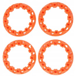 Set of 4 plastic rim covers and 6 hubcaps