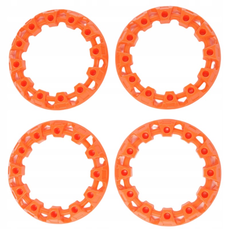 Set of 4 plastic rim covers and 6 hubcaps