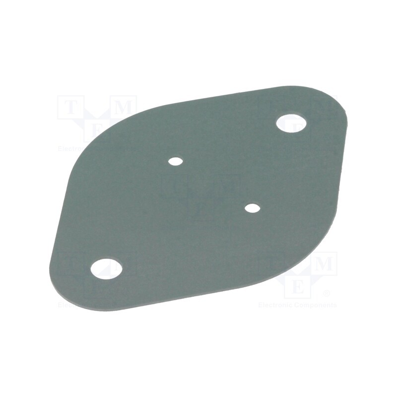 2 pcs x FISCHER ELEKTRONIK - WS 3 - Heat transfer pad: silicone, TO3, 0.4K/W, L: 42mm, W: 19mm, 1.22W/mK