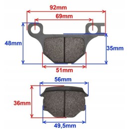 Junak 901 901s 902 brake pads