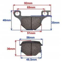 Junak 901 901s 902 brake pads