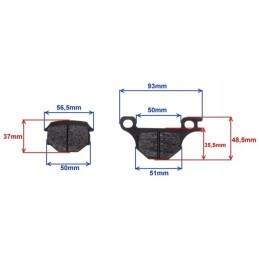 Junak 901 901s 902 brake pads